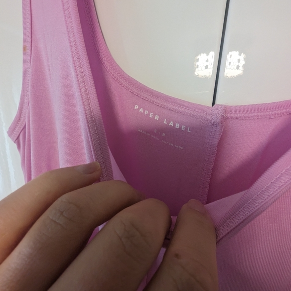 NWT Paper Label Claire Jumpsuit in Fondant Pink - Picture 6 of 7